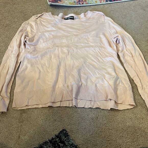 Karl lagerfeld large pink top - Picture 2 of 8